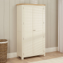 Marbury Cream Painted Double Shaker Linen Cupboard