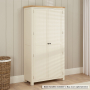 Marbury Cream Painted Double Shaker Linen Cupboard