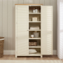 Marbury Cream Painted Double Shaker Linen Cupboard