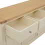 Marbury Cream Painted Extra Large 4 Drawer 4 Door Sideboard