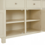 Marbury Cream Painted Extra Large 4 Drawer 4 Door Sideboard