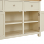 Marbury Cream Painted Extra Large 4 Drawer 4 Door Sideboard