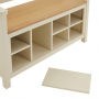 Marbury Cream Painted Monks Hallway Bench with Shoe Storage