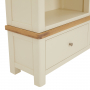 Marbury Cream Painted Grand Double Library Bookcase with 2 Drawers