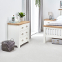 Cheshire White 3 Drawer Compact Chest of Drawers