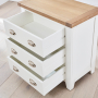 Cheshire White 3 Drawer Compact Chest of Drawers