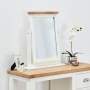 Cheshire White Painted Vanity Dressing Table Mirror