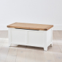 Cheshire White Painted Blanket Bedding Storage Box