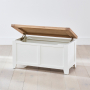 Cheshire White Painted Blanket Bedding Storage Box