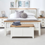 Cheshire White Painted Blanket Bedding Storage Box