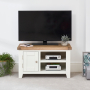 Cheshire White Painted Small TV Unit - Up to 45" TV Size