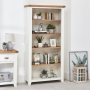 Cheshire White Painted Large Tall Bookcase with 4 Adjustable Shelves