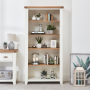 Cheshire White Painted Large Tall Bookcase with 4 Adjustable Shelves