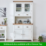 Cheshire White Painted Medium 2 Drawer 2 Door Sideboard