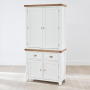 Cheshire White Double Kitchen Larder Pantry Cupboard