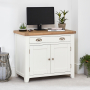 Cheshire White Painted Hideaway Computer Desk