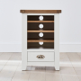 Cheshire White Painted Hi-Fi Media Stand Shelf Unit