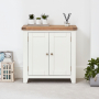 Cheshire White Painted Small 2 Door Cupboard