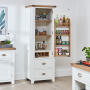 Cheshire White Painted Kitchen Large Single Larder Pantry Cupboard