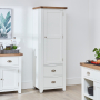 Cheshire White Painted Kitchen Large Single Larder Pantry Cupboard