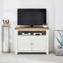 Cheshire White Painted Medium TV Unit Sideboard - Up to 50" TV Size