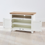 Cheshire White Painted Medium TV Unit Sideboard - Up to 50" TV Size