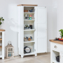 Cheshire White Painted Single Shaker Kitchen Pantry Cupboard