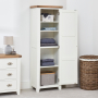 Cheshire White Painted Single Shaker Linen Storage Cupboard