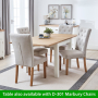 Cheshire White Painted Square Flip Top Dining Table - 90cm to 180cm