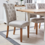 Cheshire White Square Flip Top Dining Table + 4 Bunbury Chair Set