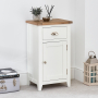 Cheshire White Painted One Drawer Cupboard