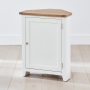 Cheshire White Painted Low Corner Bathroom Cupboard