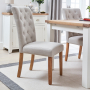 Westbury Blue Painted Extending Dining Table + 6 Natural Bunbury Chairs