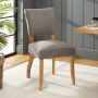 Manor Oak Grey Fabric Dining Chair