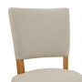 Manor Oak Natural Linen Dining Chair