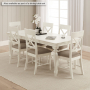 Wilmslow White Painted Rectangle Dining Table