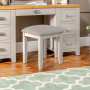 Downton Grey Twin Pedestal Dressing Table Set with Mirror & Stool