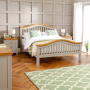 Downton Grey Painted Arch Rail 6ft Super King Size Bed