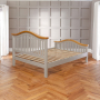 Downton Grey Painted Arch Rail 6ft Super King Size Bed