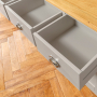 Downton Grey Painted Large 3 Drawer 3 Door Sideboard