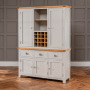 Downton Grey Triple Kitchen Larder Pantry Cupboard