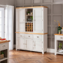 Downton Grey Triple Kitchen Larder Pantry Cupboard