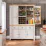 Downton Grey Triple Kitchen Larder Pantry Cupboard