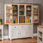 Downton Grey Triple Kitchen Larder Pantry Cupboard