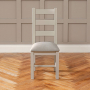 Downton Grey Painted Ladder Back Dining Chair