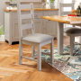 Downton Grey Painted Ladder Back Dining Chair