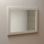 Downton Grey Painted Large Wall Mirror - 108cm x 78cm