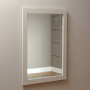 Downton Grey Painted Large Wall Mirror - 108cm x 78cm