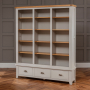 Downton Grey Grand Library Bookcase