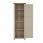 Downton Grey Painted Single Shaker Kitchen Pantry Cupboard